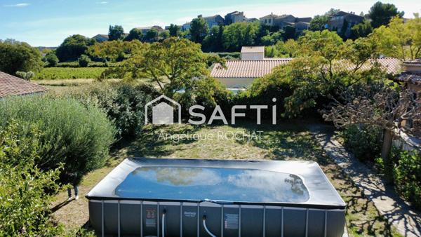 A Fontès (34320) - Maison T5 156m2 + studio - Terrain 1120m2