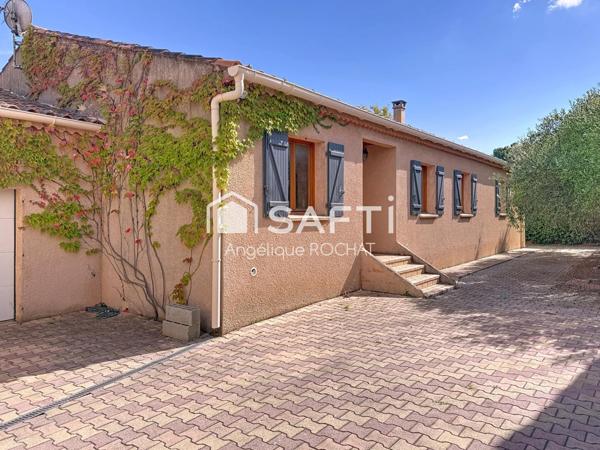 A Fontès (34320) - Maison T5 156m2 + studio - Terrain 1120m2