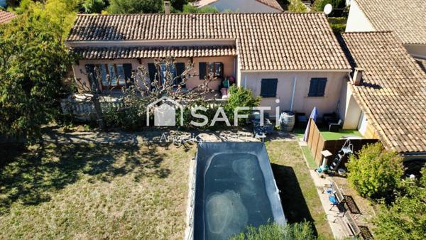 A Fontès (34320) - Maison T5 156m2 + studio - Terrain 1120m2
