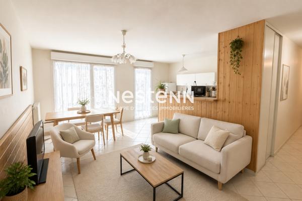 CENTRE VILLE : Prox t10 - T3 -  68m² - Saint-Fons - Commerces -LOGGIA SANS VIS A VIS -GARAGE