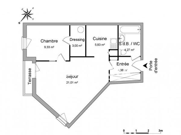 Location Appartement 2 pièces 47.8 m² - 17 AVENUE DE PARIS Soisy Sous Montmorency 95230