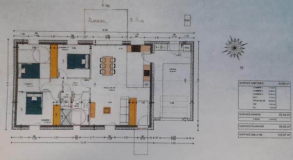Maison à louer Challans : 4 pièces, 83m² avec 3 chambre(s) à 950€ - AJP Immobilier Challans