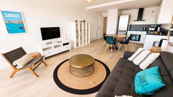 Incroyable appartement T2 d'environ 49 m², pleine vue mer + cave