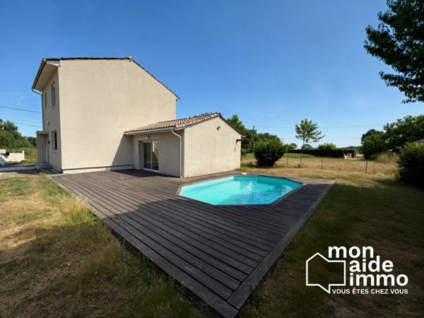 Maison 100m² 3 chambres + piscine