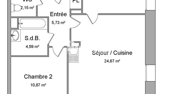 Location Appartement 3 pièces 59.32 m² - Beaumont-sur-oise 95260