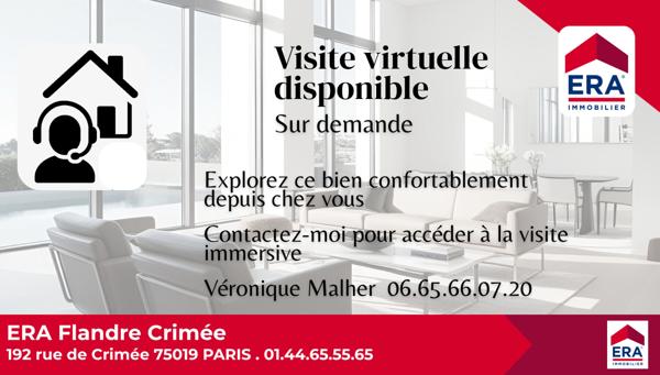 Studio de 25.53m² Paris 20ème