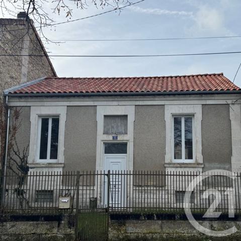 Maison à vendre  3 pièces - 62 m2 RUELLE SUR TOUVRE - 16