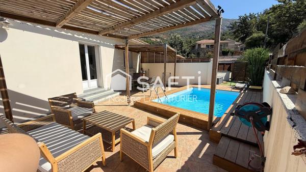 Maisonnette T3 - jardin et piscine privative. Barbaggio