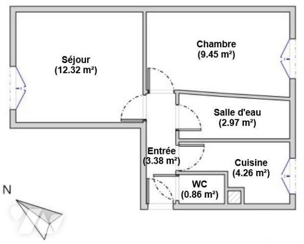 T2 - derneir étage vue tour Eiffel