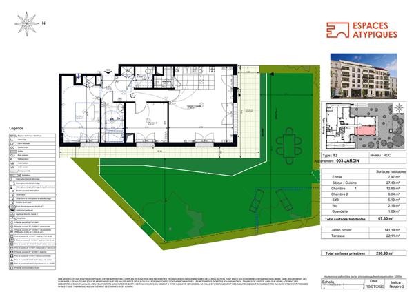 Appartement avec jardin et terrasse