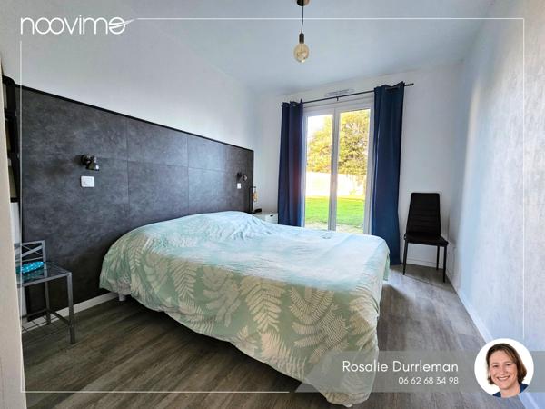 Maison de plain-pied lumineuse, au calme et avec grand garage