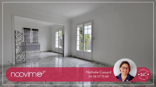 Maison Lumineuse 134 m² 3 chambres avec sous-sol total sur 780 m² en plein Bourg