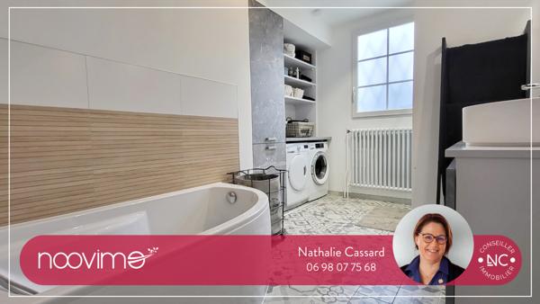 Maison Lumineuse 134 m² 3 chambres avec sous-sol total sur 780 m² en plein Bourg