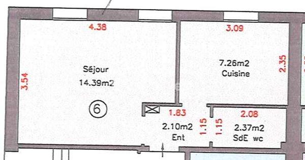 Studio 26m² - SAVIGNY SUR ORGE