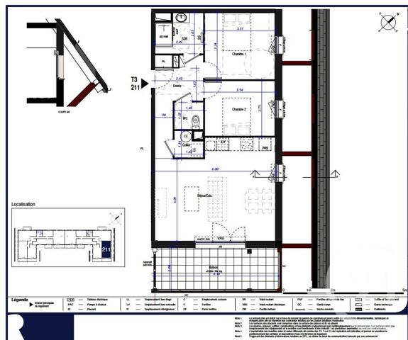 Appartement à vendre  3 pièces - 68,78 m2 CAUTERETS - 65