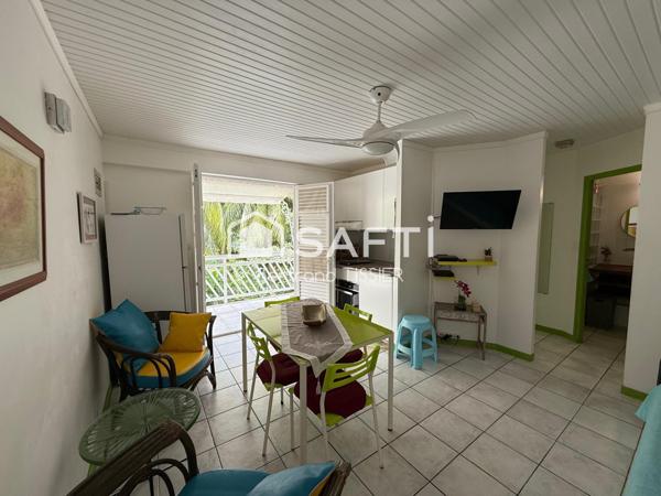 Appartement T2, Anse à l'Ane, piscine, meublé