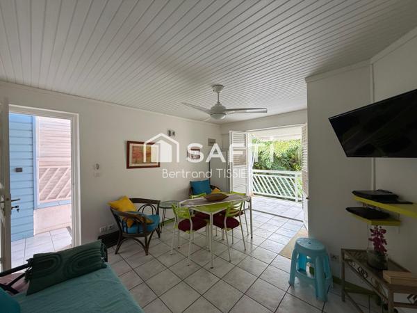 Appartement T2, Anse à l'Ane, piscine, meublé