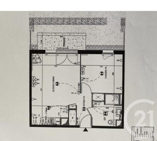 Appartement F2 à vendre  2 pièces - 43,07 m 2   EPERNON  - 28
