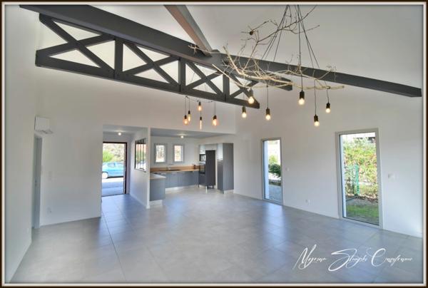 VILLA D'ARCHITECTE DE PLAIN PIED à vendre 6 pièces (40) DE 135 M² ENTRE FORET ET OCEAN