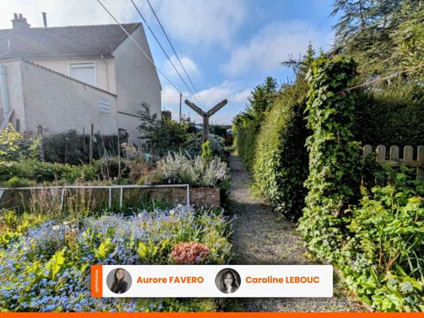 Maison de ville 63m² -  2 chambres, garage et jardin