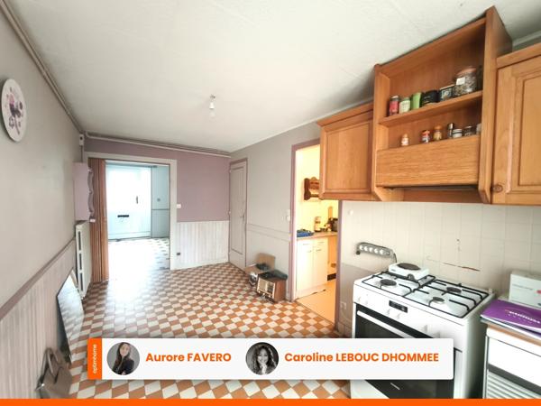 Maison de ville 63m² -  2 chambres, garage et jardin