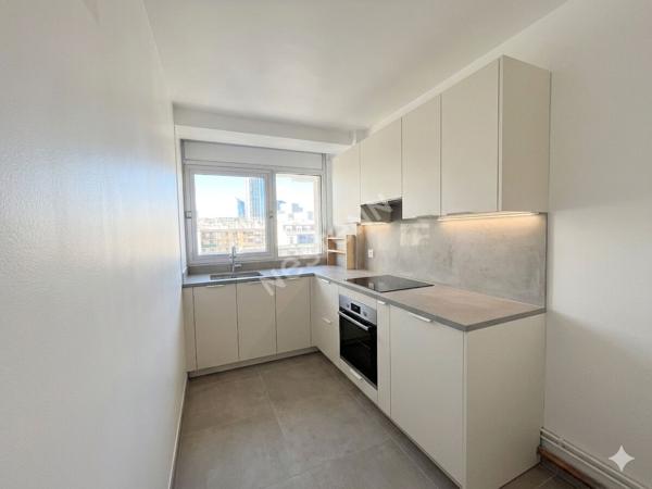 Puteaux : Puteaux Appartement 3 pièces lumineux de 61m² avec Balcon, cave et Parking
