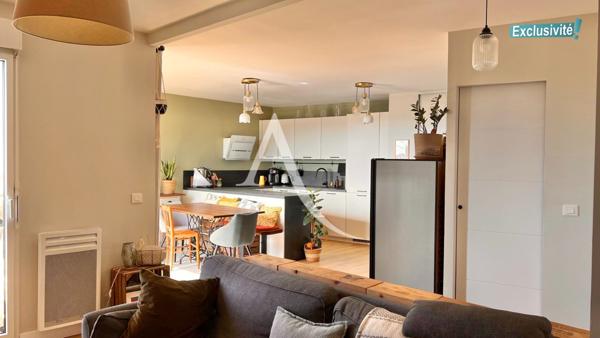 EXCLUSIVITÉ L''ADRESSE IMMOBILIER - MONTPELLIER QUARTIER OVALIE - RÉSIDENCE RÉCENTE 2015 - DERNIER ÉTAGE - VASTE 3 PIÈCES DE 73,46 M2 - TERRASSE 14 M2.