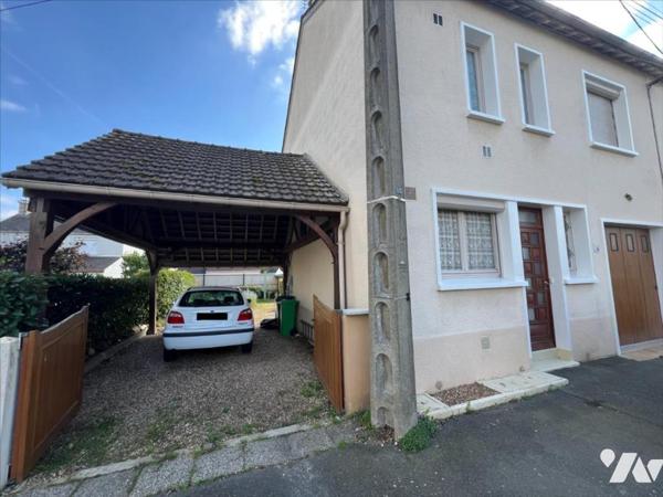Maison 3 chambres avec  garage et carport située au MANS