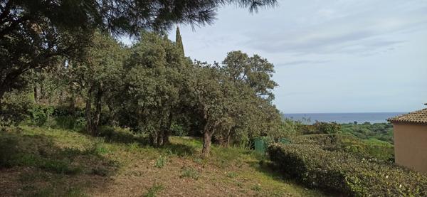 Sainte-Maxime (83120) TERRAIN A BATIR - VUE MER - GOLFE SAINT-TROPEZ