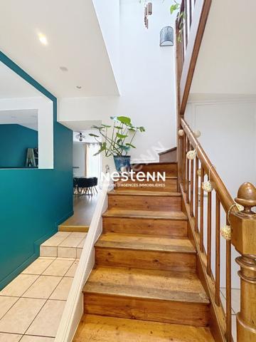 Maison Quimper - KERVIR - Vie de plain pied - rez de jardin - 3 chambres