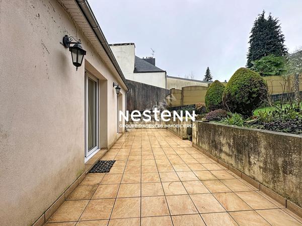 Maison Quimper - KERVIR - Vie de plain pied - rez de jardin - 3 chambres