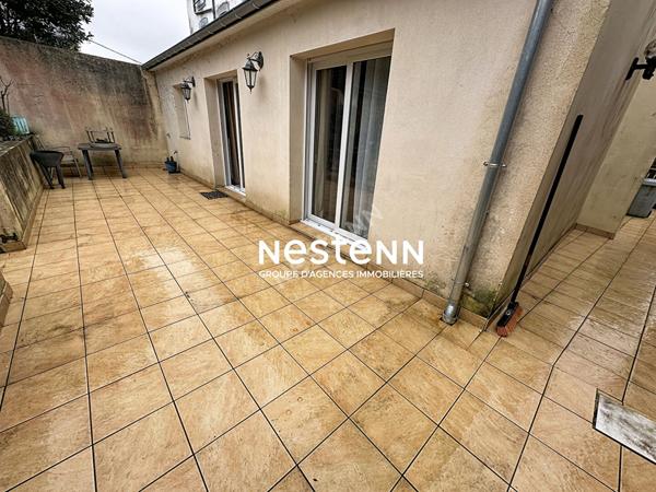 Maison Quimper - KERVIR - Vie de plain pied - rez de jardin - 3 chambres