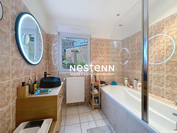 Maison Quimper - KERVIR - Vie de plain pied - rez de jardin - 3 chambres