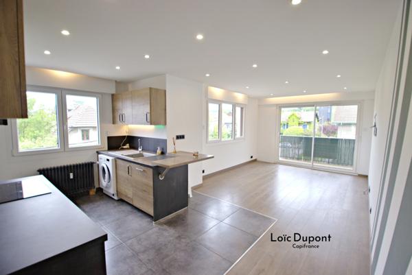 Appartement vue montagne à vendre T3 TRAVERSANT, THONON LES BAINS (74)