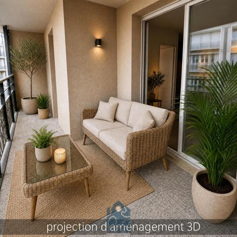 Appartement 2 pièces avec garage