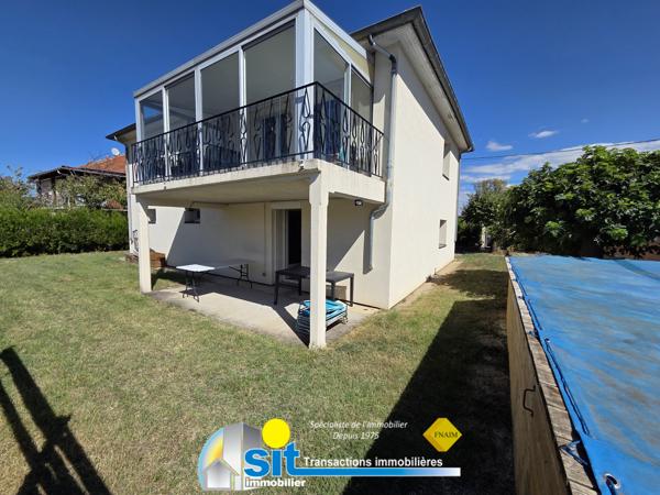 Maison rénovée 124 m² – 4 chambres – Sous-sol complet – Piscine – Sablons