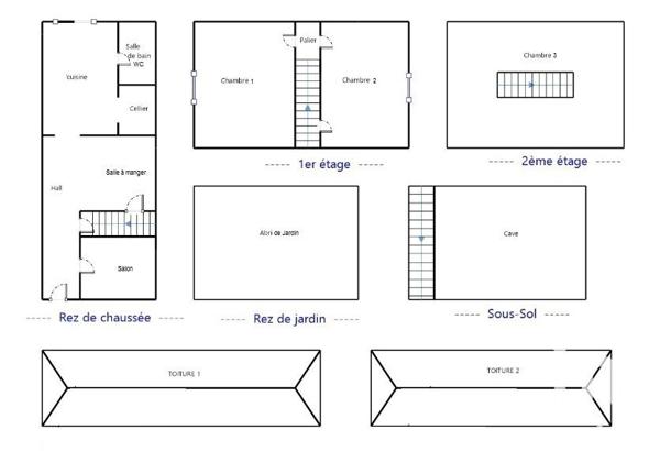 Maison de ville 5 pièces de 104 m² à Auby (59950)
