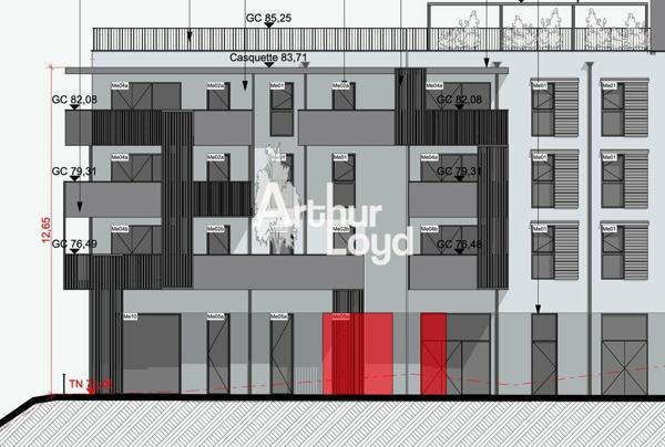 BUREAUX NEUFS LIVRES BRUTS DE 276 M² A VENDRE CAGNES SUR MER