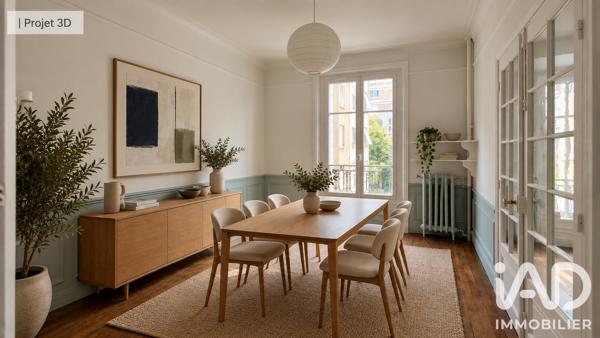 Appartement à vendre 3 pièces 57 m² Paris 20
