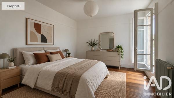 Appartement à vendre 3 pièces 57 m² Paris 20