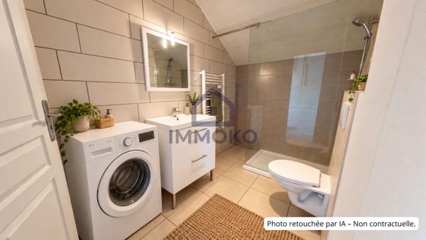 Grand Duplex F4 sur Mandeure avec jardin, cave, place de parking et garage