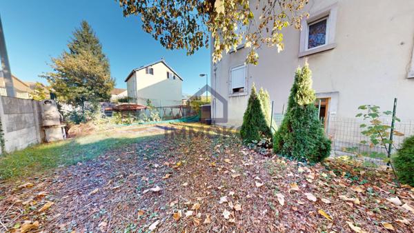 Grand Duplex F4 sur Mandeure avec jardin, cave, place de parking et garage
