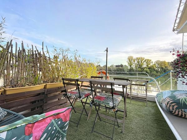 Péniche habitation - île de la Barthelasse - Avignon