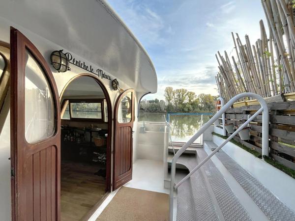 Péniche habitation - île de la Barthelasse - Avignon