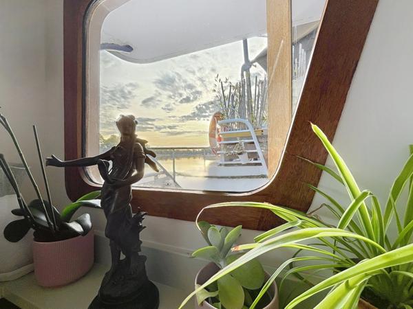 Péniche habitation - île de la Barthelasse - Avignon