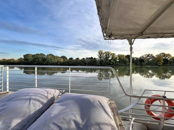 Péniche habitation - île de la Barthelasse - Avignon
