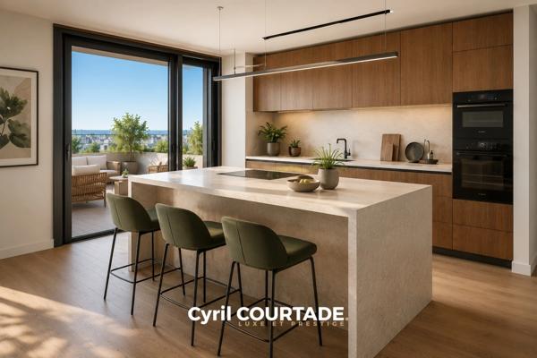 Montpellier, Dpt Hérault (34), Appartement Rooftop d'exception de 120 m². Terrasse 116 m²