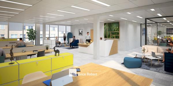 Bureaux neufs à louer à Villeurbanne avec accès métro et parkings