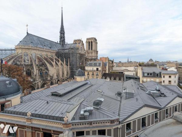À vendre – Studio avec vue sur Notre-Dame de Paris