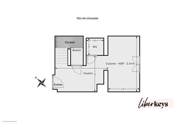 Proche Thoiry – Maison de village type triplex + 2 jardins + 2 parkings